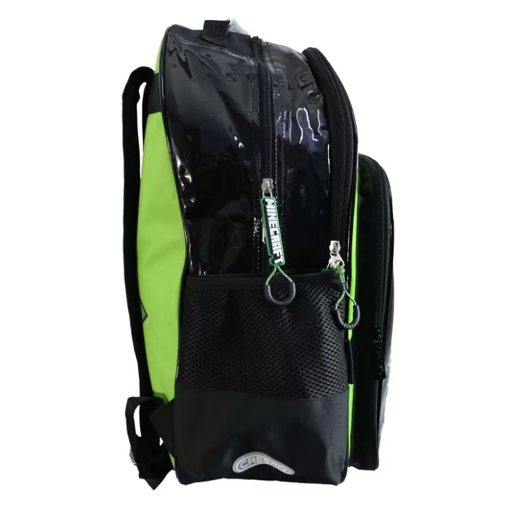 Mochila Escolar Cresko 2026 Minecraft 18" Art.MI121